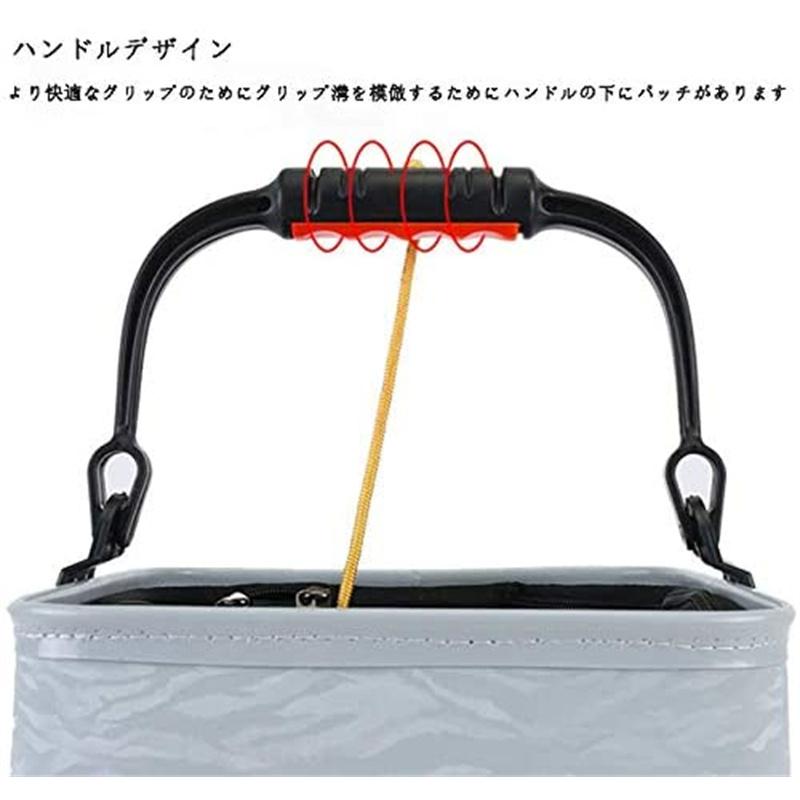 くらしを楽しむアイテム 折り畳みバケツ 水汲み バッカン 釣りバケツ メッシュカバー付き 持ち運び便利 アウトドア フィッシング 軽量 Eva素材 バッカン バケツ カラー 透明 Www We Job Com