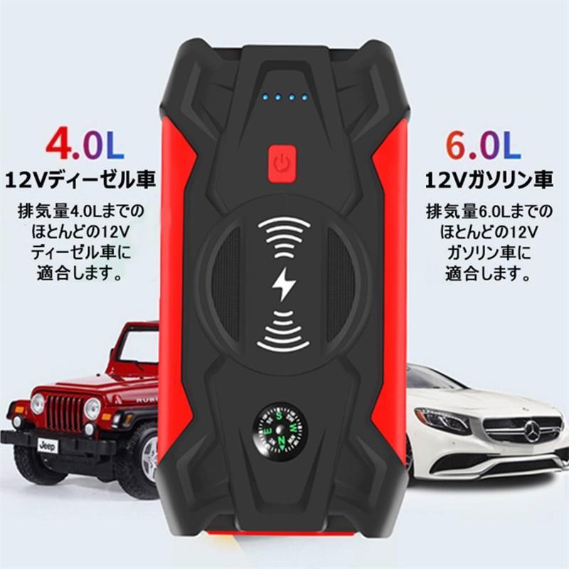 ジャンプスターター ポータブル電源 大容量 12V 39800mAh 緊急始動