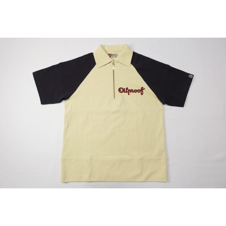 M.W.S MWS エムダブルエス 半袖ラグランポロ ヴィンテージハーフジップ 