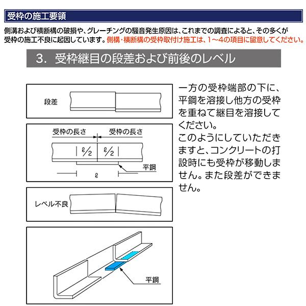 ますぶた 四方落し込み グレーチング蓋 ます穴 900mm T-25 規格 細目 LNHFA555-99 【個人宅配送不可】 | マキテック | 06