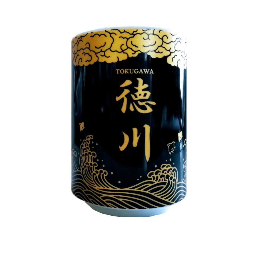 戦国武将II 湯呑み 徳川家 家紋 黒色 箱入り : MKオリジナル - 通販