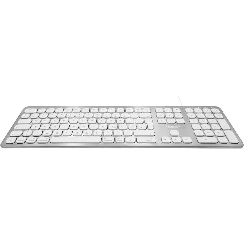 安い直営店 Macally WKEYHUBMB-DE extended Mac keyboard with numeric pad 2 USB port