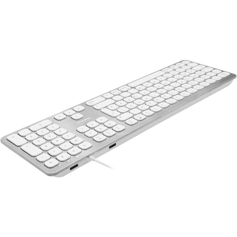 安い直営店 Macally WKEYHUBMB-DE extended Mac keyboard with numeric pad 2 USB port