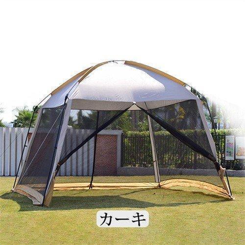蚊帳付き　ワンアクション タープ 日よけ サンシェード 220cm 新品未使用 爆買い，セール アウトドア 大空間 サンシェード 蚊帳付き タープ