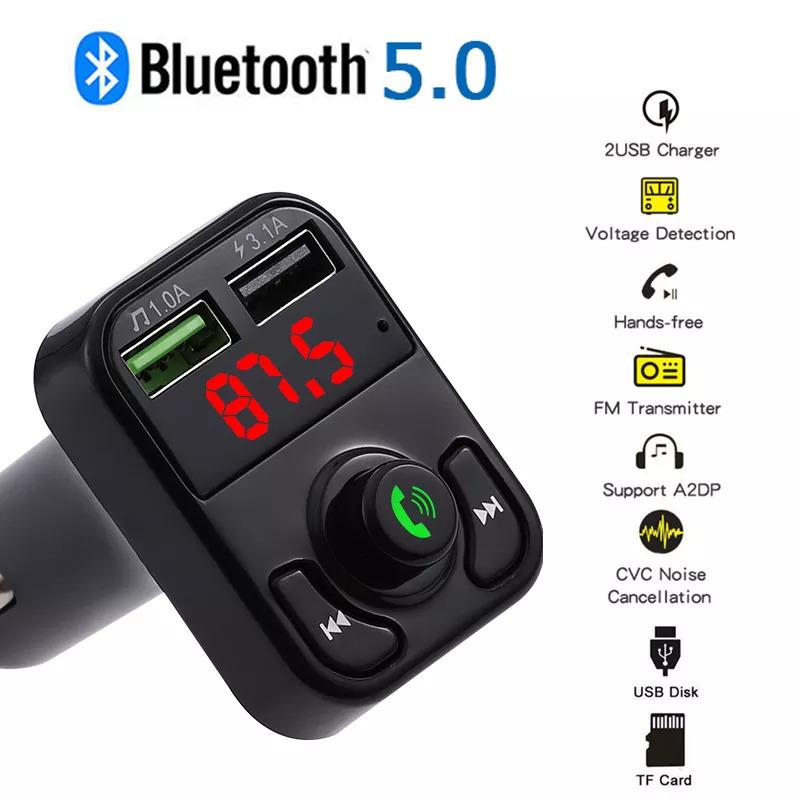 ついに再販開始 オーディオ受信機 自動mp3プレーヤーfmトランスミッターbluetooth 5 0ハンズフリー車kitwirelessデュアルusb急速充電器デジタ Kulmanigupta Com