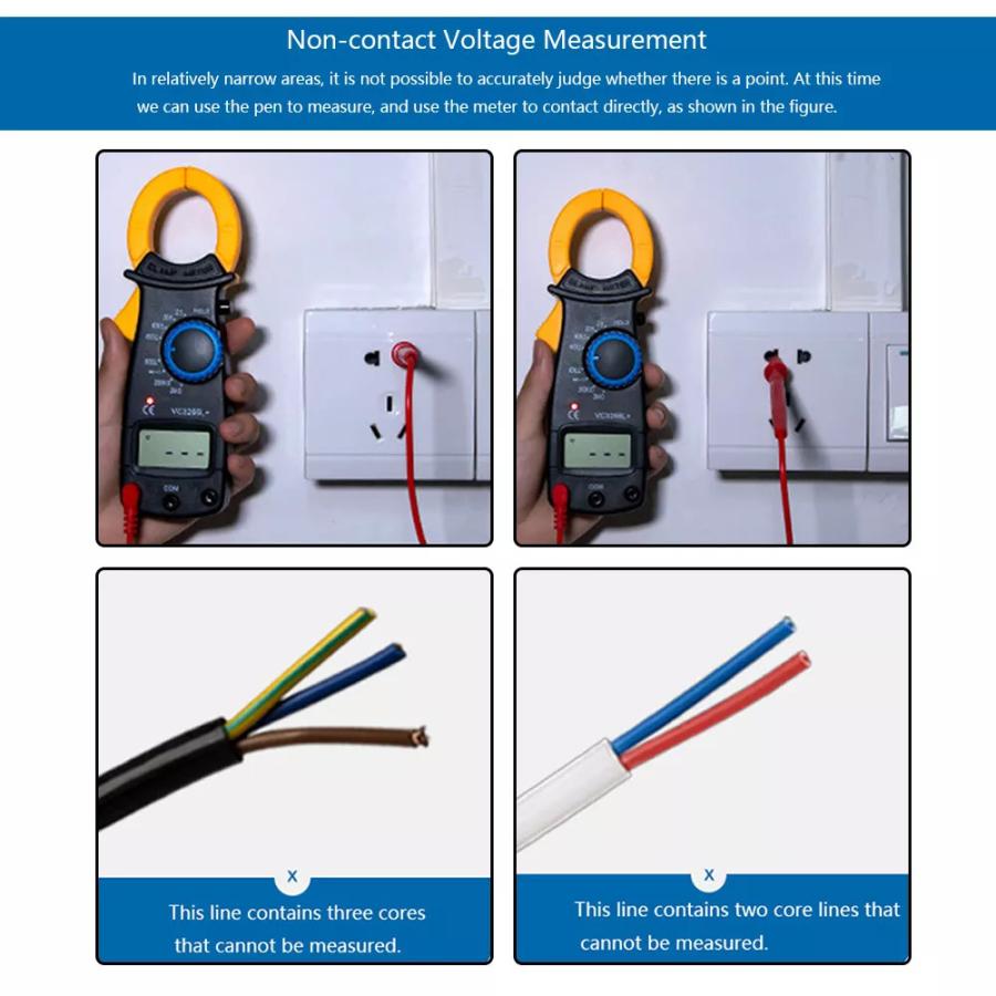 高精度マルチメータ電流クランプペンチプライヤーデジタルクランプメーター電圧計電流計オーム電流電圧テスター Vc3266l 22モデル