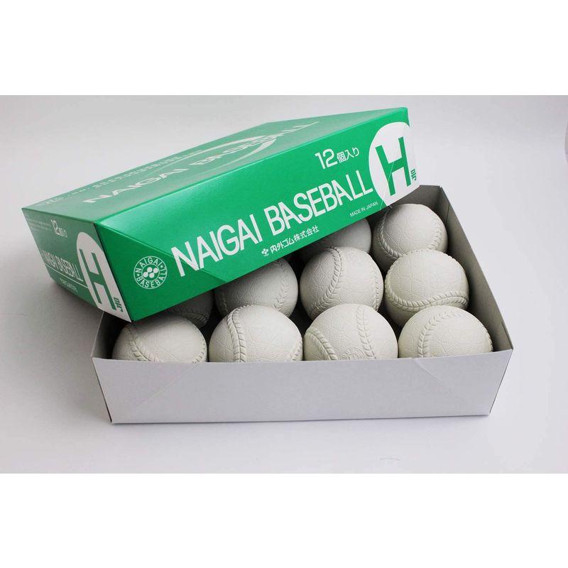 準硬式野球ボール ナイガイ H号 12球 (1ダース) ナイガイ H号 12球 1ダース サイズ