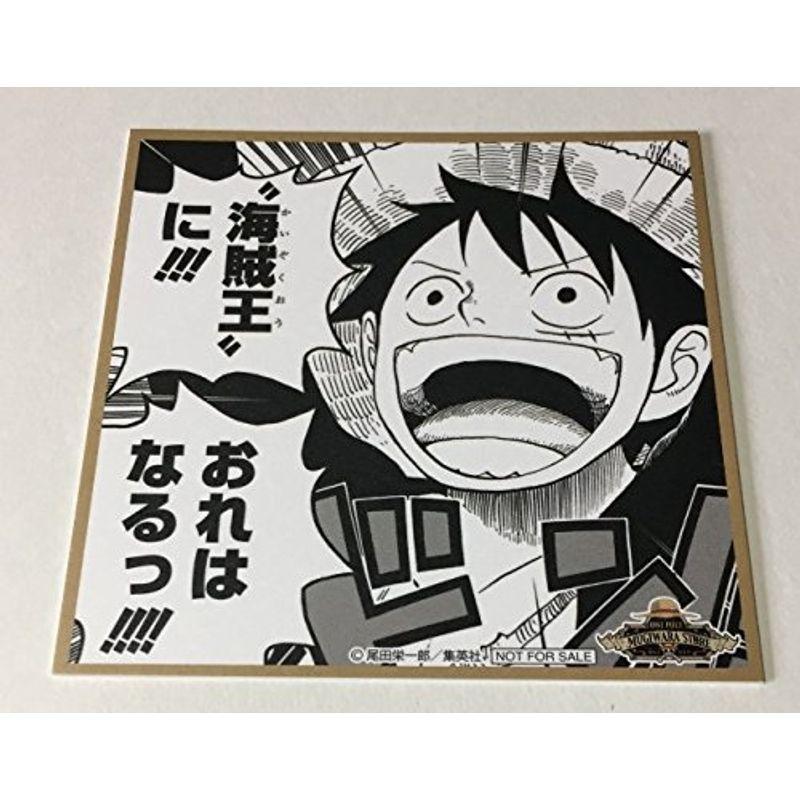 ワンピース 麦わらストア 5周年記念 ミニ色紙風イラストシート ルフィ Mkストアweb店 通販 Yahoo ショッピング