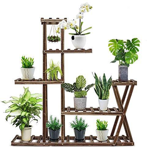 正規品 Uyoyous フラワースタンド 木製 ガーデンラック 棚 5段 花台 フラワーラック 花棚 園芸 ラック 鉢置きスタンド 鉢植え 盆栽棚 激安特価 Www Aproniaperu Com