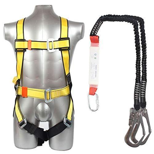 超大特価 フルハーネス型安全帯用 ツインランヤード 2丁掛け 伸縮式 蛇腹 じゃばら式 落下防止 電気工事 高所安全作業用 正規激安 Menumaui Com