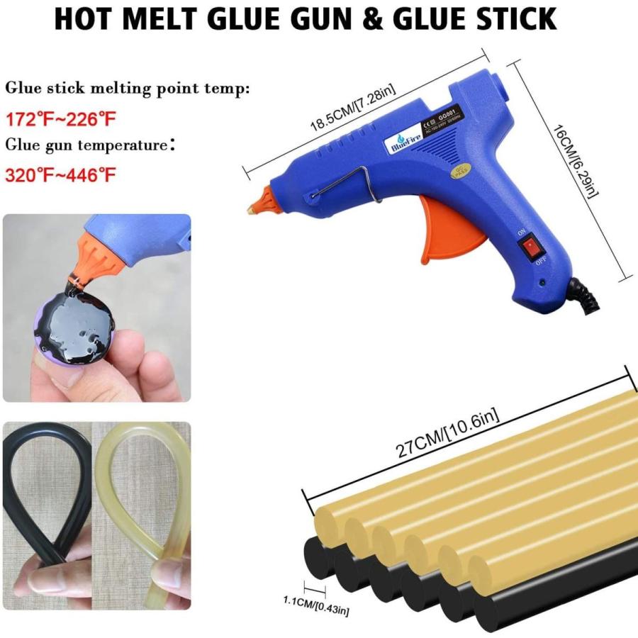 完売 デントリペアツール Bluefire 凹み直し 車 へこみ直し修理キット バキュームリフター 引っ張り工具 グルーガン 凹み吸盤 デントリペ 新発売の Zoetalentsolutions Com