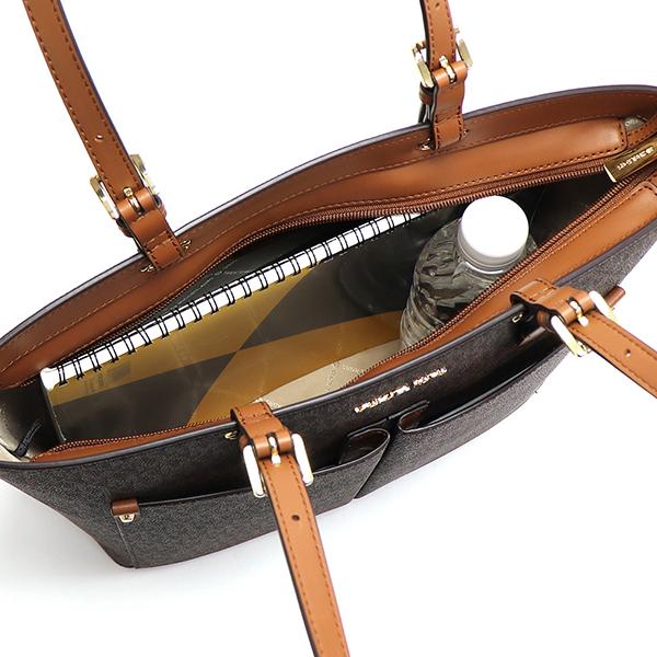 MICHAEL KORS トートバッグ ブラウン/ブラック MICHAEL KORS マイケルコース トートバッグ レディース ジェット