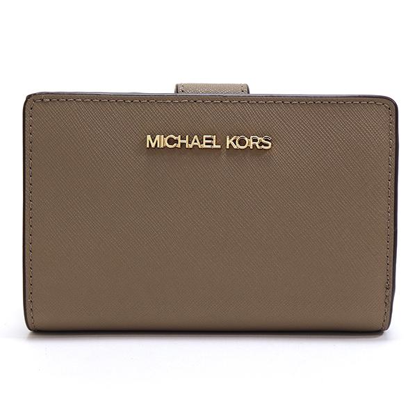 スプリングセール マイケルコース 二つ折り財布 レディース MICHAEL KORS Wallet カーキ系 35F7GTVF2L DUSK  ギフトラッピング無料｜mkcollection｜02