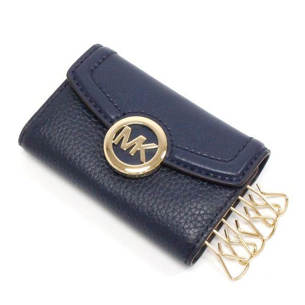 クリスマスセール マイケルコース キーケース レディース MICHAEL KORS key case ネイビー 35F9SFTP5L NAVY 送料無料♪ MICHAEL KORS（マイケルコース） キーケース レディース MICHAEL KORS