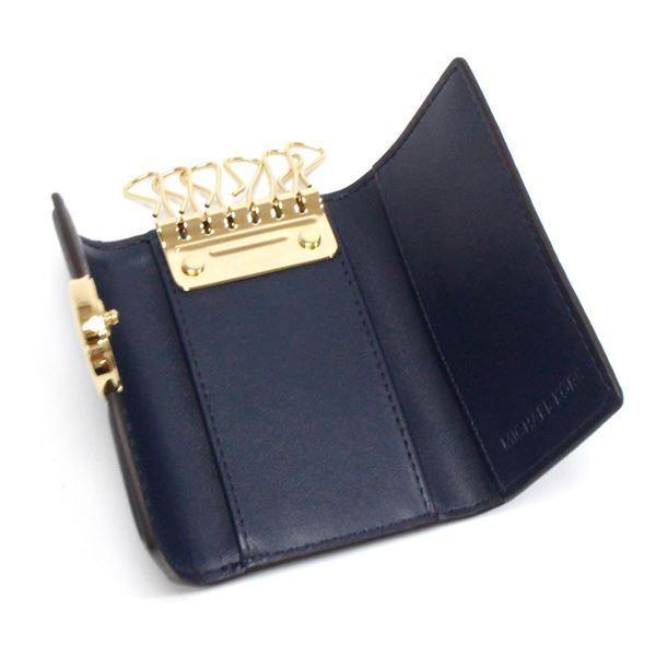 クリスマスセール マイケルコース キーケース レディース MICHAEL KORS key case シグネチャー 6連フック ネイビー 35S0GFTP5B NAVY MULTI 送料無料 MICHAEL KORS（マイケルコース） キーケース レディース MICHAEL KORS
