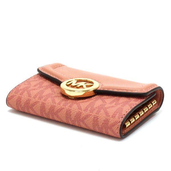 スプリングセール マイケルコース キーケース レディース MICHAEL KORS key case キーホルダー シグネチャー 6連フック ピンク 35S0GFTP5B SNST RS MLTI｜mkcollection｜04