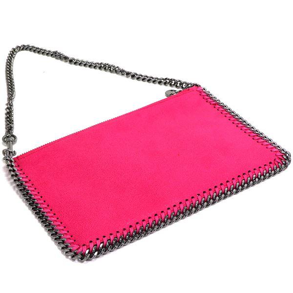 ステラマッカートニー クリスタル クラッチバッグ ピンク