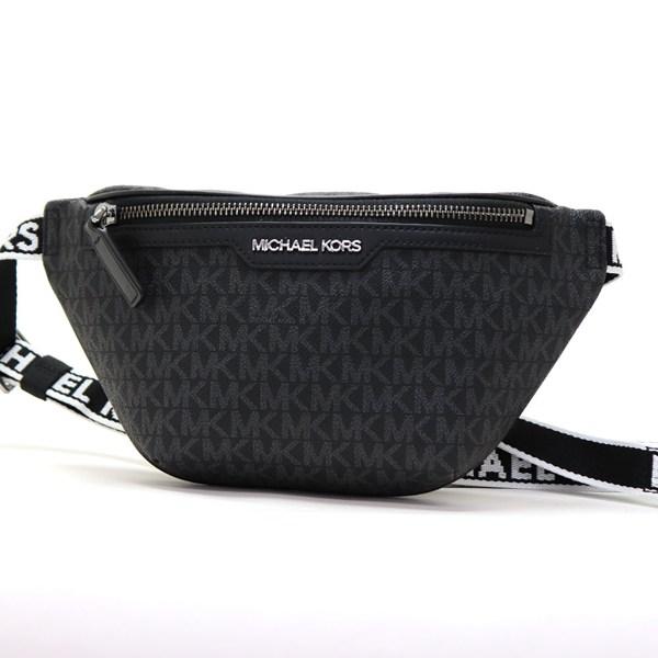未使用品　マイケルコース　MICHAEL KORS ボディバッグ　ブラック MICHAEL KORS マイケルコース ボディバッグ レディース ウエスト