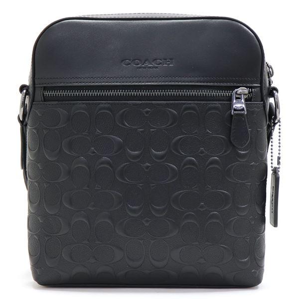 COACH コーチ ショルダーバッグ メンズ シグネチャー ブラック
