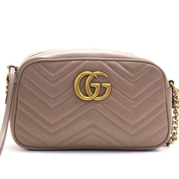 GUCCI GGパターン ショルダーバッグ ベージュ/ピンク グッチ 斜め掛け ショルダーバッグ レディース ブランド GUCCI