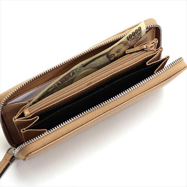 GUCCI ベージュ レザー 長財布 GG グッチ 長財布 レディース GUCCI Wallet ラウンドファスナー