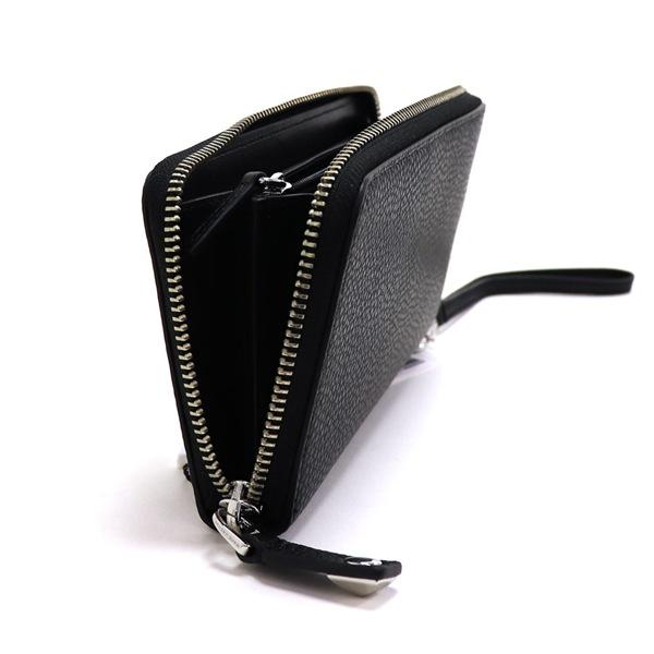 【未使用品】マークジェイコブス ゴートレザー ラウンドジップ 長財布 ブラック 未使用品】マークジェイコブス ゴートレザー ラウンドジップ 長