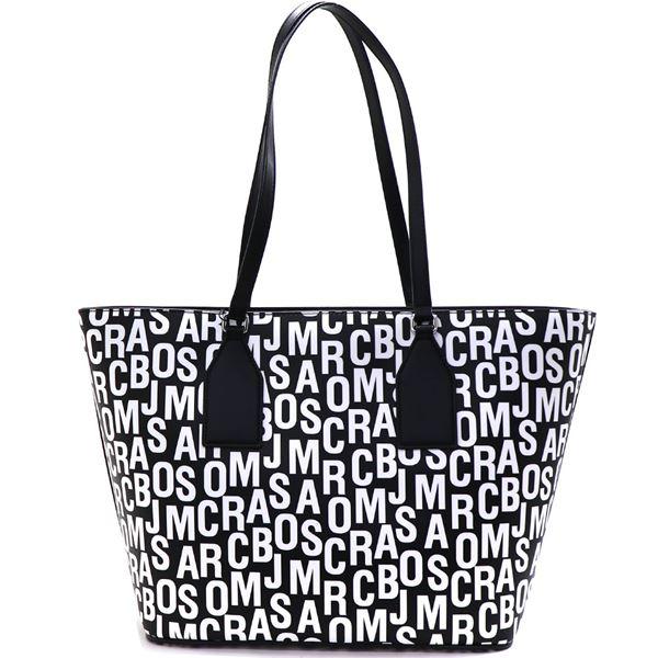 MARC JACOBS トートバッグ 黒白 MARC JACOBS マークジェイコブス トートバッグ レディース Marc
