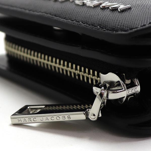 MARC JACOBS マークジェイコブス折り財布 ブラック マークジェイコブス 二つ折り財布 MARC JACOBS ブラック