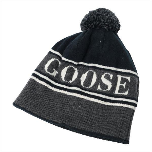カナダグース ニットキャップ メンズ CANADA GOOSE ニット帽 ブラック