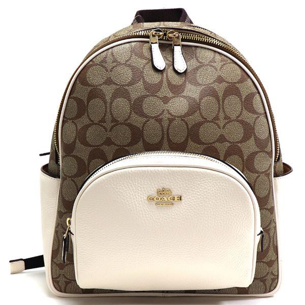 スプリングセール コーチ リュック レディース COACH バックパック バッグ カーキ チョーク 5671 IMDJ8｜mkcollection｜02