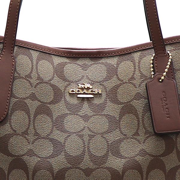 COACH（コーチ） トートバッグ レディース カーキ サドル2 5696 IME74