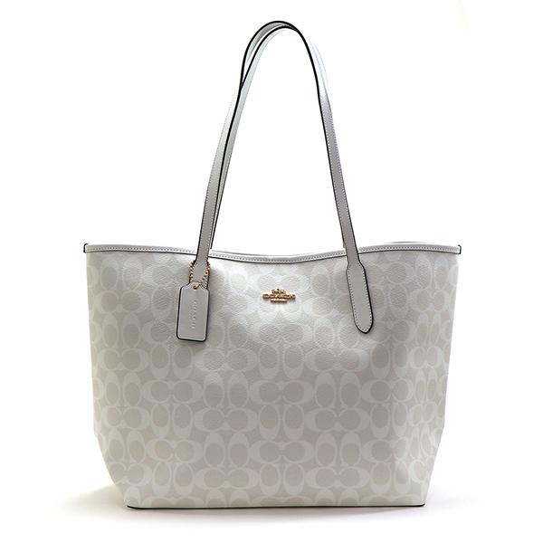 コーチ トートバッグ レディース COACH チョーク×グレイシャーホワイト 