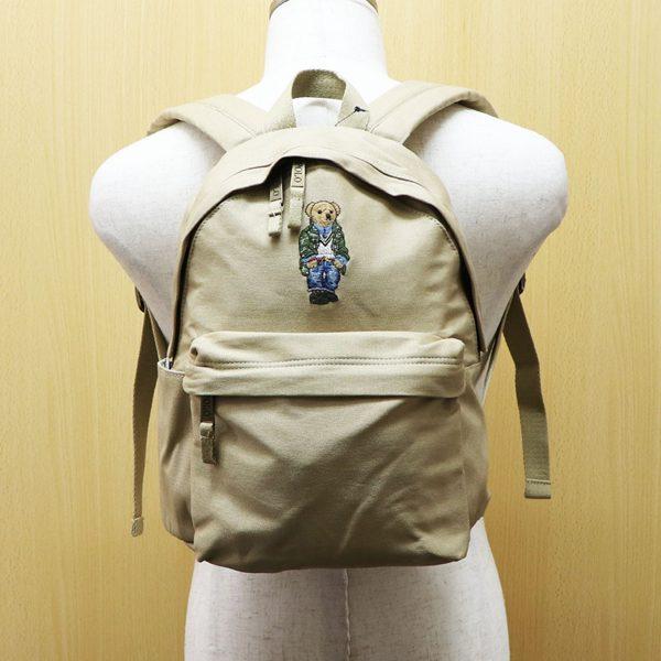 ポロラルフローレン リュック バックパック グレー レディース メンズ POLO RALPH LAUREN（ポロ・ラルフローレン） ポロ ラルフローレン