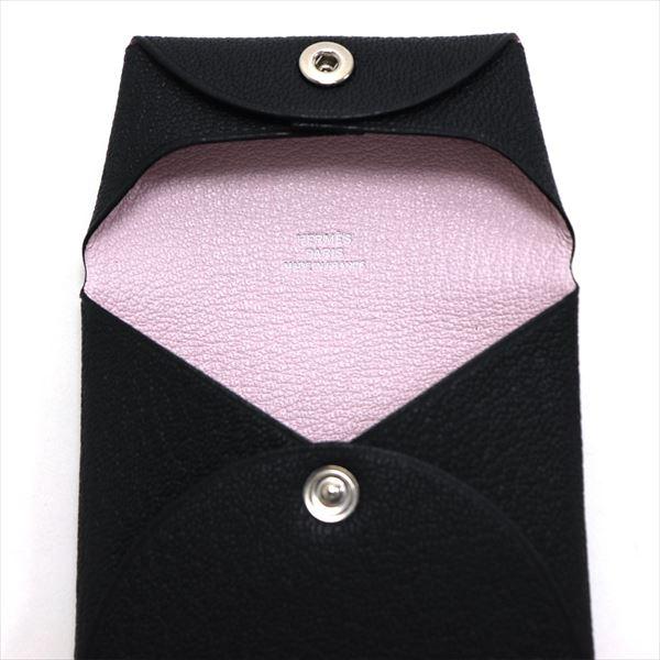 美品　HERMES バスティア ブラック ケース HERMES エルメス コインケース レディース coin purse