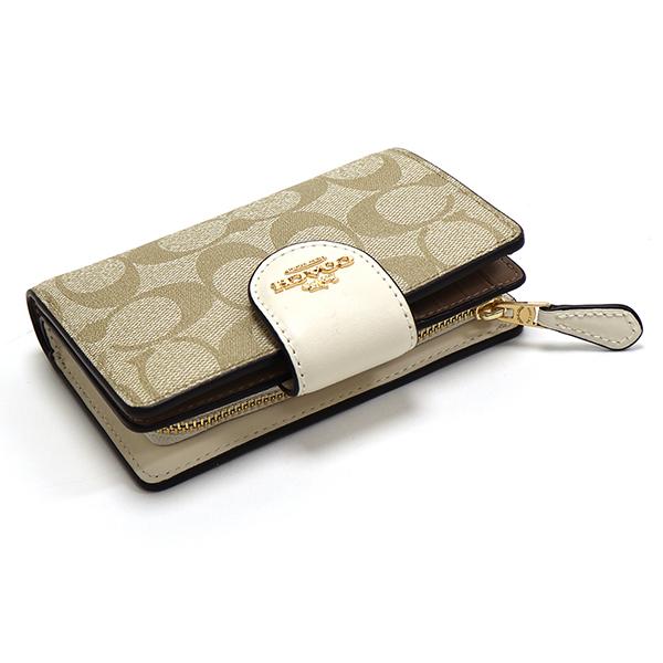 COACH（コーチ） 二つ折り財布 レディース COACH Wallet ライトカーキ