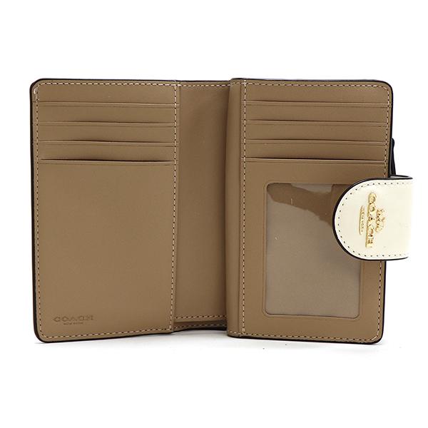 COACH 二つ折り財布 C0082/MIDC ホワイトカーキ COACH（コーチ） コーチアウトレット 二つ折り財布 C0082 レディース