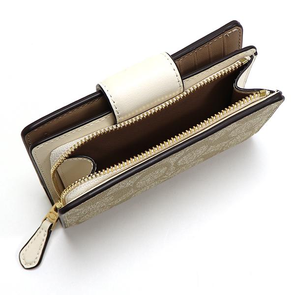 COACH 二つ折り財布 C0082/MIDC ホワイトカーキ COACH（コーチ） 二つ折り財布 レディース COACH Wallet ライトカーキ