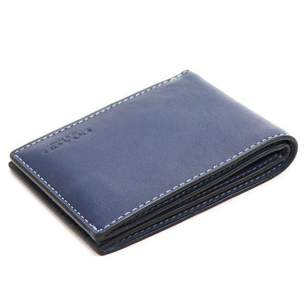 COACH コーチ　折り財布　カードケース付き　シグネチャーディープブルー COACH（コーチ） カードケース メンズ COACH Card Case 財布 ディープ