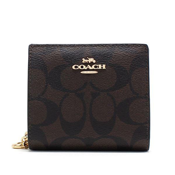 coach ラグジュアリー チャーム スナップ ラウンド ウォレット 財布 COACH（コーチ） 二つ折り財布 レディース COACH C チャーム スナップ