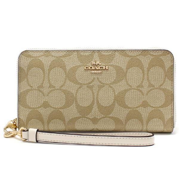 COACH（コーチ） 長財布 レディース ストラップ付き COACH Wallet