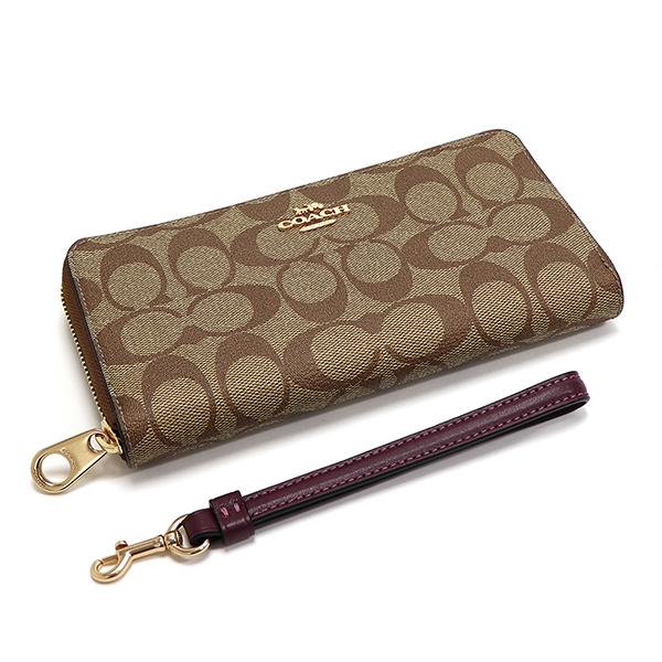 COACH（コーチ） 長財布 レディース COACH Wallet ラウンドファスナー