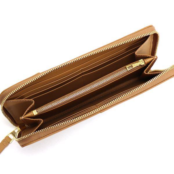 ロエベ LOEWE 長財布 ショルダーバッグ ダークブラウン ロエベロゴ型押し ダークブラウン ゴールド金具 ユニセックス