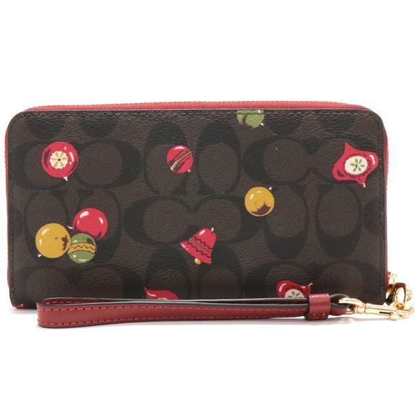 COACH コーチ 長財布 レディース Wallet ラウンドファスナー 