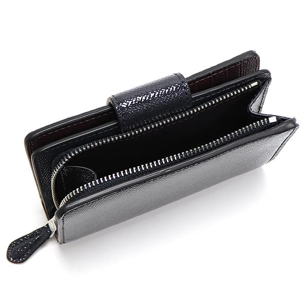 COACH コーチ 二つ折り財布 レディース Wallet ミッドナイト