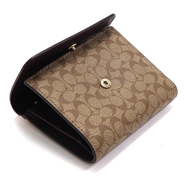 COACH（コーチ） 三つ折り財布 レディース COACH Wallet カーキ