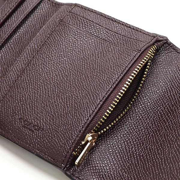 COACH コーチ 三つ折り財布 レディース Wallet ブラック CF427