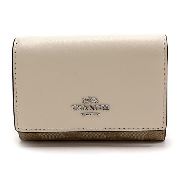 COACH（コーチ） 三つ折り財布 レディース コンパクト財布 ミニ財布