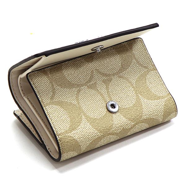 COACH コーチ 三つ折り財布 レディース コンパクト財布 ミニ財布