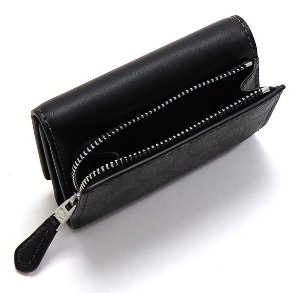 【新品正規品】COACH コーチ　三つ折り財布　コンパクト財布　黒 COACH(コーチ) 三つ折り財布 コンパクトウォレット ブラック