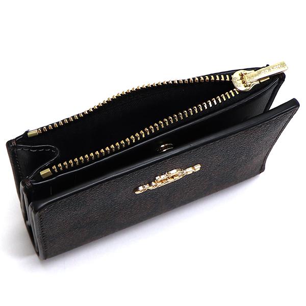 COACH コーチ 二つ折り財布 レディース Wallet シグネチャー